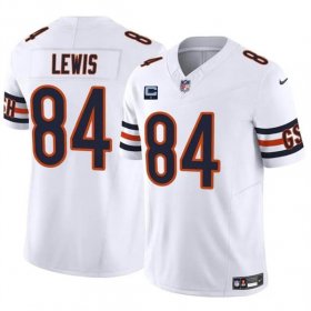 Cheap Men\'s Chicago Bears #84 Marcedes Lewis White 2024 F.U.S.E. With 1-star C Patch Vapor Untouchable Limited Football Stitched Jersey