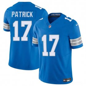 Cheap Men\'s Detroit Lions #17 Tim Patrickn Blue 2024 F.U.S.E. Vapor Limited Football Stitched Jersey