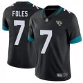 Wholesale Cheap Nike Jaguars #7 Nick Foles Black Team Color Men's Stitched NFL Vapor Untouchable Limited Jersey