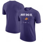 Cheap Men's Phoenix Suns Purple Just Do It T-Shirt