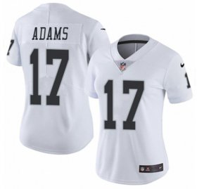 Wholesale Cheap Women\'s Las Vegas Raiders #17 Davante Adams White Vapor Untouchable Limited Stitched Jersey(Run Small)