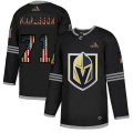 Wholesale Cheap Vegas Golden Knights #71 William Karlsson Adidas Men's Black USA Flag Limited NHL Jersey