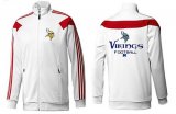 Wholesale Cheap NFL Minnesota Vikings Victory Jacket White