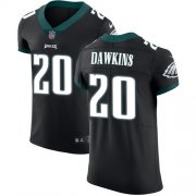 Wholesale Cheap Nike Eagles #20 Brian Dawkins Black Alternate Men's Stitched NFL Vapor Untouchable Elite Jersey