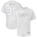 Wholesale Cheap Los Angeles Dodgers #35 Cody Bellinger Belli Majestic 2019 Players' Weekend Flex Base Authentic Player Jersey White