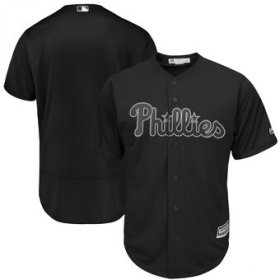 Wholesale Cheap Philadelphia Phillies Blank Majestic 2019 Players\' Weekend Cool Base Team Jersey Black