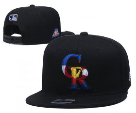 Wholesale Cheap Colorado Rockies Stitched Snapback Hats 002