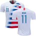 Wholesale Cheap USA #11 Weah Home Kid Soccer Country Jersey