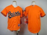 Wholesale Cheap Orioles Blank Orange Cool Base Stitched Youth MLB Jersey