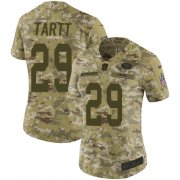 Wholesale Cheap Nike 49ers #29 Jaquiski Tartt Camo Women's Stitched NFL Limited 2018 Salute to Service Jersey