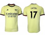 Wholesale Cheap Men 2021-2022 Club Arsenal away aaa version green 17 Soccer Jersey