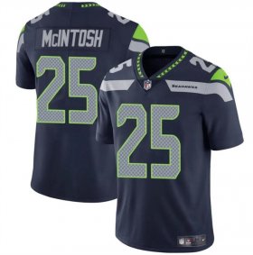 Cheap Men\'s Seattle Seahawks #25 Kenny McIntosh Navy Vapor Limited Football Stitched Jersey