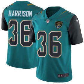 Wholesale Cheap Nike Jaguars #36 Ronnie Harrison Teal Green Alternate Men\'s Stitched NFL Vapor Untouchable Limited Jersey