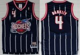 Wholesale Cheap Houston Rockets #4 Charles Barkley ABA Hardwood Classic Swingman Navy Blue Jersey