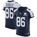 Wholesale Cheap Nike Cowboys #86 Dalton Schultz Navy Blue Thanksgiving Men's Stitched With Established In 1960 Patch NFL Vapor Untouchable Throwback Elite Jersey