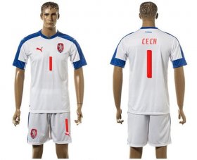 Wholesale Cheap Czech #1 Cech Away Soccer Country Jersey