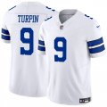 Cheap Men's Dallas Cowboys #9 KaVontae Turpin White 2023 F.U.S.E Vapor Untouchable Limited Stitched Football Jerseys