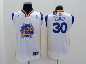 Cheap Golden State Warriors #30 Stephen Curry White Kids Jersey