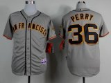 Wholesale Cheap Giants #36 Gaylord Perry Grey Road Cool Base Stitched MLB Jersey