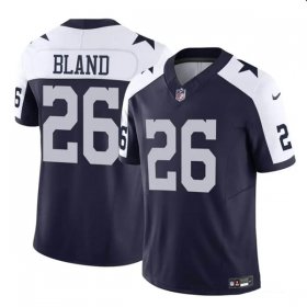 Cheap Men\'s Dallas Cowboys #26 DaRon Bland White Navy 2023 F.U.S.E. Vapor Untouchable Limited Football Stitched Jersey