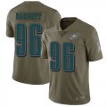 Wholesale Cheap Nike Eagles #96 Derek Barnett Olive Men's Stitched NFL Limited 2017 Salute To Service Jersey