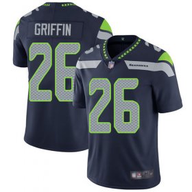 Wholesale Cheap Nike Seahawks #26 Shaquem Griffin Steel Blue Team Color Men\'s Stitched NFL Vapor Untouchable Limited Jersey