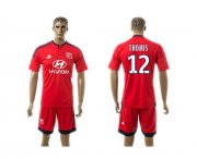 Wholesale Cheap Lyon #12 Thomis Away Soccer Club Jersey