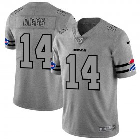 Wholesale Cheap Buffalo Bills #14 Stefon Diggs Men\'s Nike Gray Gridiron II Vapor Untouchable Limited NFL Jersey