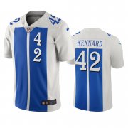 Wholesale Cheap Detroit Lions #42 Devon Kennard White Blue Vapor Limited City Edition NFL Jersey