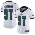 Wholesale Cheap Nike Eagles #97 Malik Jackson White Women's Stitched NFL Vapor Untouchable Limited Jersey