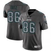 Wholesale Cheap Nike Eagles #86 Zach Ertz Gray Static Men's Stitched NFL Vapor Untouchable Limited Jersey