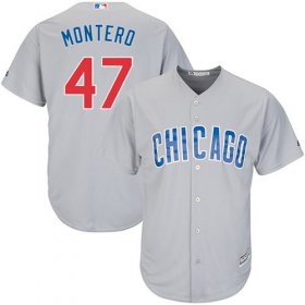 Wholesale Cheap Cubs #47 Miguel Montero Grey Road Stitched Youth MLB Jersey