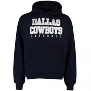 Wholesale Cheap Dallas Cowboys Practice Pullover Hoodie Navy