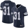 Wholesale Cheap Nike Cowboys #31 Trevon Diggs Navy Blue Team Color Men's Stitched NFL Vapor Untouchable Limited Jersey