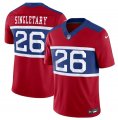 Wholesale Cheap Men's New York Giants #26 Devin Singletary Century Red Alternate Vapor F.U.S.E. Limited Football Stitched Jersey