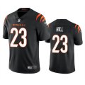 Wholesale Cheap Men's Cincinnati Bengals #23 Daxton Hill Black Vapor Untouchable Limited Stitched Jersey