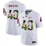 Wholesale Cheap Washington State Cougars 40 Blake Mazza White Fashion College Football Jersey