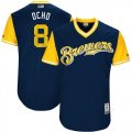 Wholesale Cheap Brewers #8 Ryan Braun Navy 