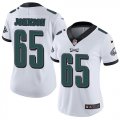 Wholesale Cheap Nike Eagles #65 Lane Johnson White Women's Stitched NFL Vapor Untouchable Limited Jersey