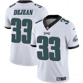 Cheap Men\'s Philadelphia Eagles #33 Cooper DeJean White 2024 Draft Vapor Untouchable Limited Football Stitched Jersey