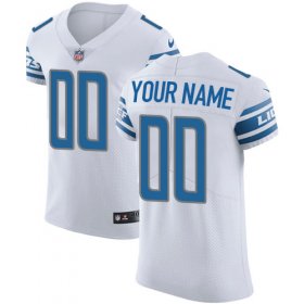 Wholesale Cheap Nike Detroit Lions Customized White Stitched Vapor Untouchable Elite Men\'s NFL Jersey