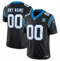 Cheap Men's Carolina Panthers Active Player Custom Black 2024 30th Anniversary Patch F.U.S.E. Vapor Limited Stitched Football Jersey