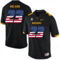 Wholesale Cheap Missouri Tigers 23 Johnny Roland Black USA Flag Nike College Football Jersey