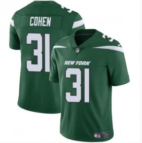 Cheap Men\'s New York Jets #31 Tarik Cohen Green Vapor Untouchable Limited Football Stitched Jersey