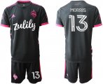 Wholesale Cheap Men 2020-2021 club Seattle Sounders away 13 black Soccer Jerseys