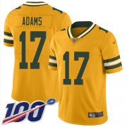 Wholesale Cheap Nike Packers #17 Davante Adams Gold Men's Stitched NFL Limited Inverted Legend 100th Season Jersey