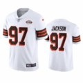 Wholesale Cheap Cleveland Browns 97 Malik Jackson Nike 1946 Collection Alternate Vapor Limited NFL Jersey White