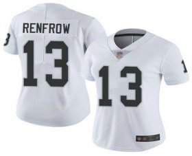 Wholesale Cheap Women\'s Las Vegas Raiders #13 Hunter Renfrow White 2019 Vapor Untouchable Stitched NFL Nike Limited Jersey