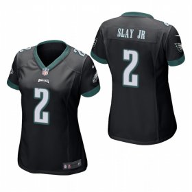 Wholesale Cheap Women\'s Philadelphia Eagles #2 Darius Slay Jr. Black Game Nike Jersey