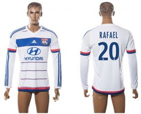 Wholesale Cheap Lyon #20 Rafael Home Long Sleeves Soccer Club Jersey